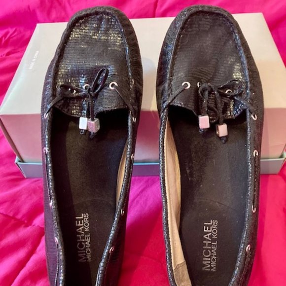 Michael Kors Black Moccassins for Women - Picture 3 of 8